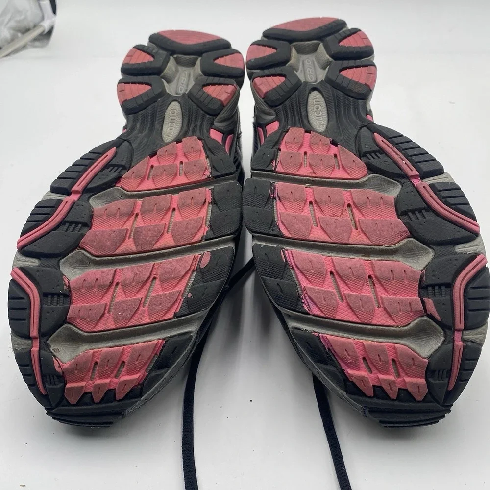 Saucony Grid Cohesion 5 Women's Running Shoes Size 11 Gray Pink 15119-2‎ Cleaned